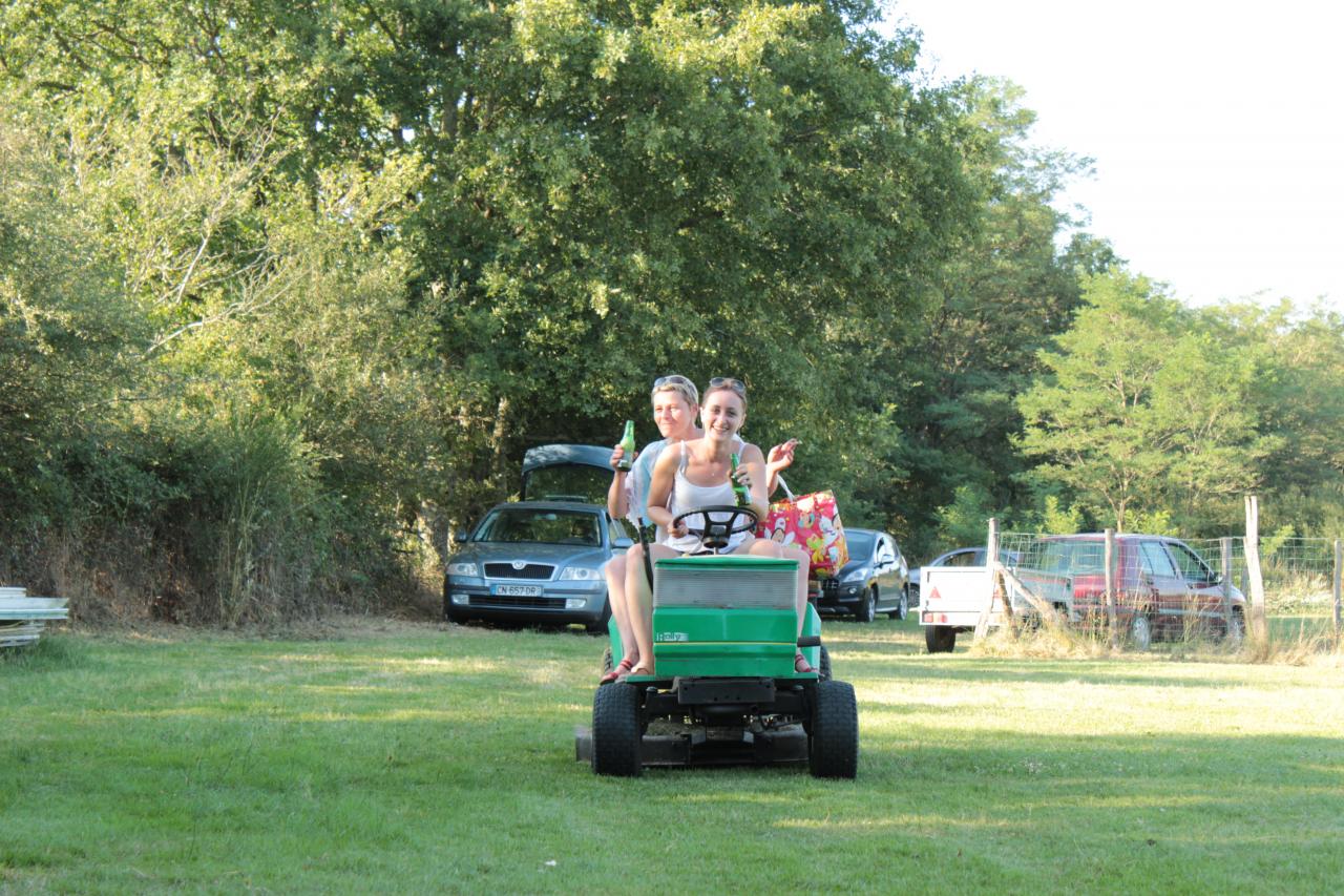 Et un p'tit tour en tracteur