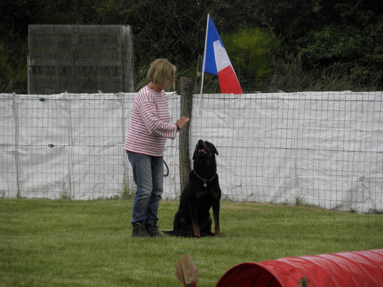 Odile et sa fidèle Britwey