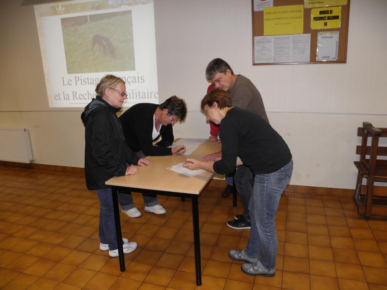 Signature du livre d'or