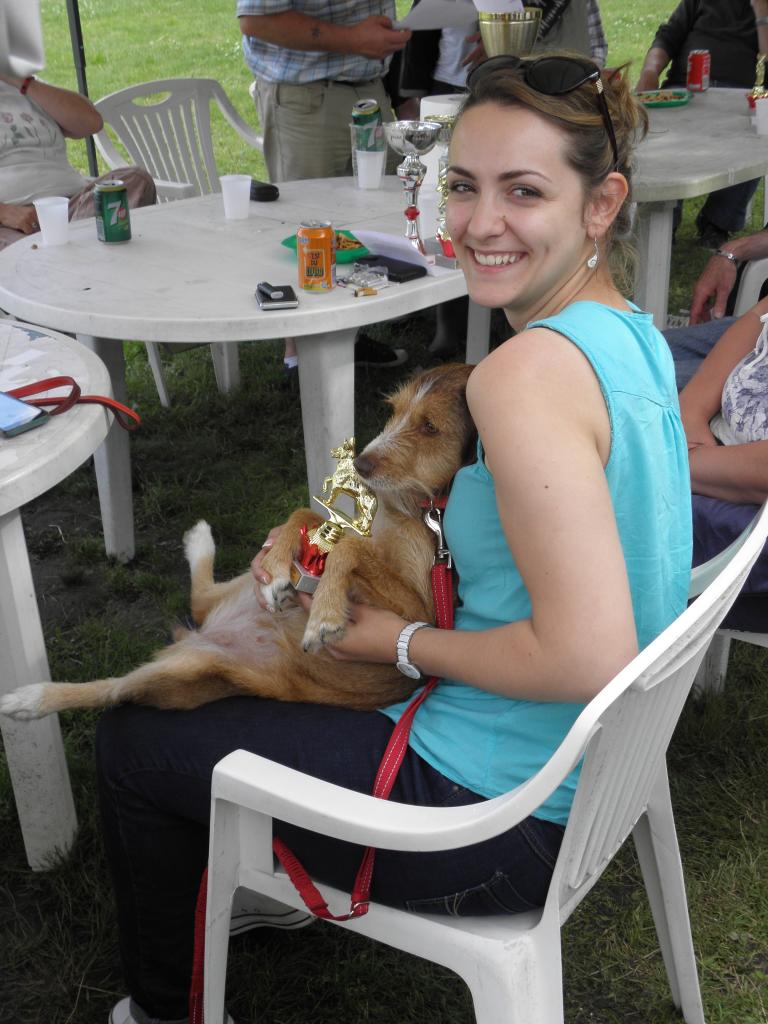 Le sourire de Lucie en dit long sur cette belle journée